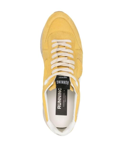 Golden Goose Deluxe Brand Yellow Super-star Suede Sneakers for men