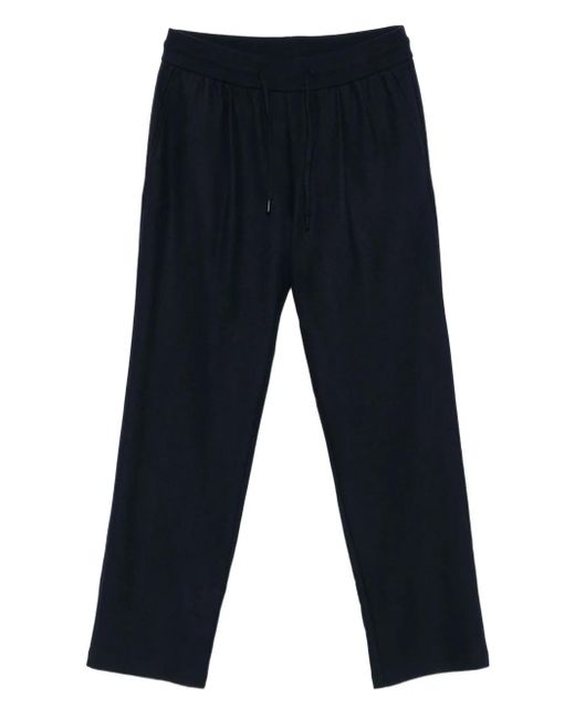 Herno Blue Double-Face Trousers for men