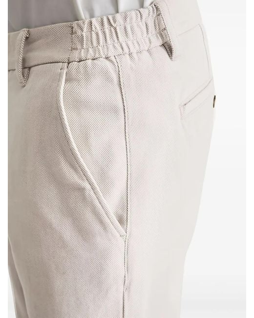 Marc O' Polo White Button-Fastening Chino Trousers for men