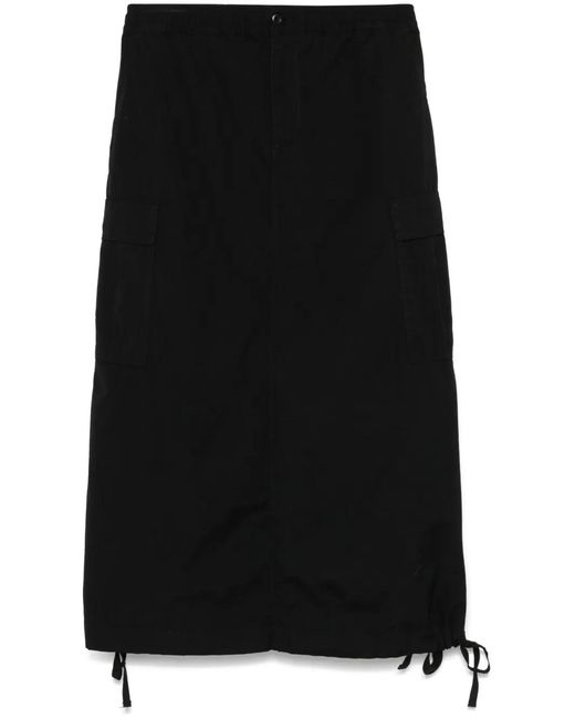 Carhartt Black W' Maxi Cargo Skirt