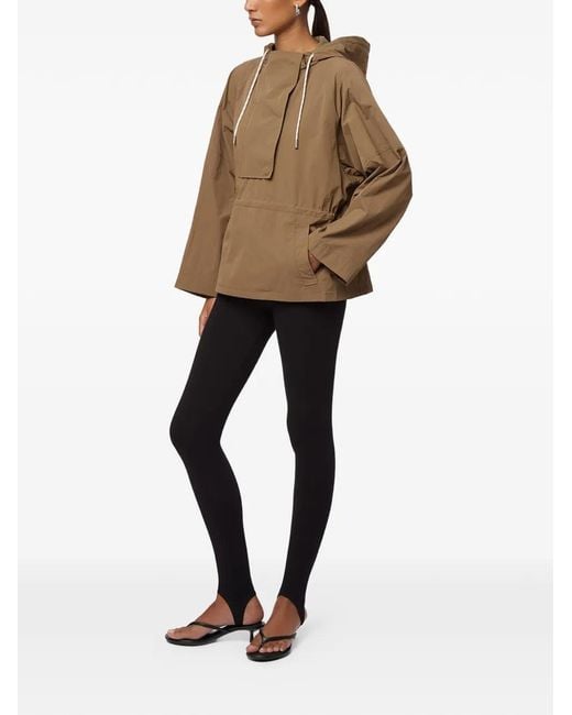 Apparis Brown Sky Hooded Windbreaker