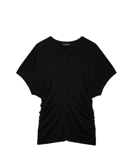 Anine Bing Black Zadig Tee