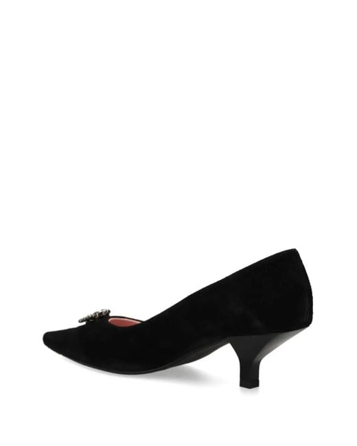 Pumps Con Decorazione 50Mm di Ras in Black