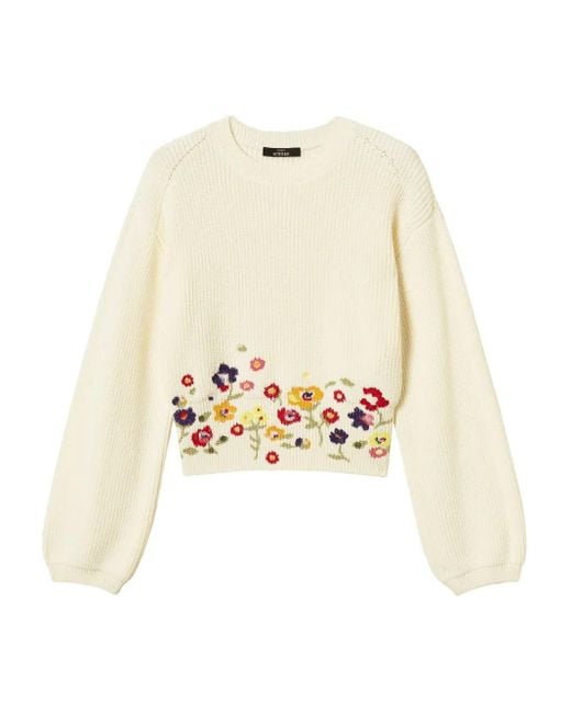 Twinset フローラル セーター White