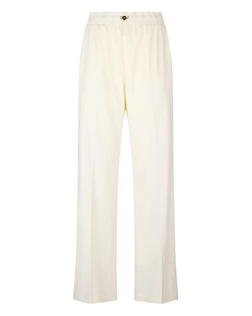 Liu Jo White Logo-Plaque Track Pants