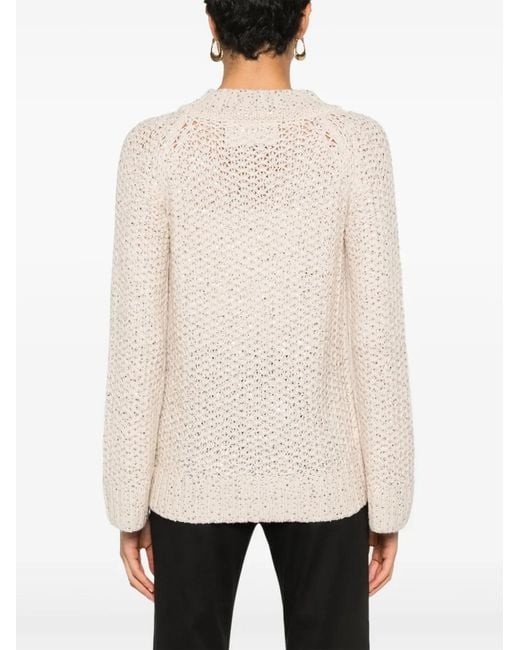 Ermanno Scervino Natural Crystal-Embellished Jumper
