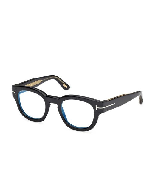 Tom Ford Brown Round-Frame Glasses for men