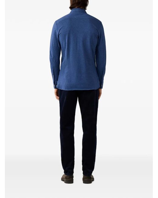 Hackett Blue Button-Up Shirt for men