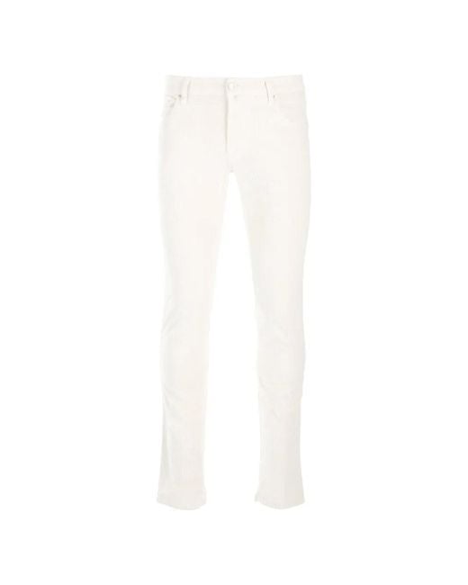 Jacob Cohen Nick Broek in het White voor heren