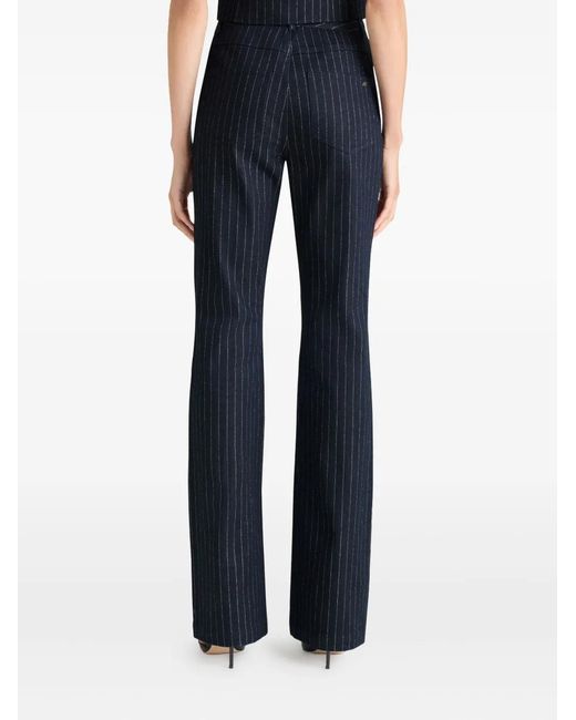 Cinq À Sept Blue Shailene Pinstripe Trousers