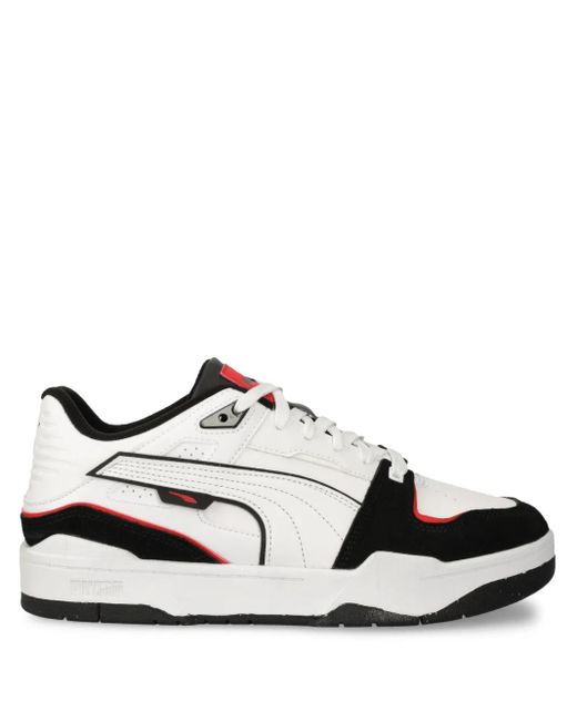 PUMA White Slipstream Bball Sneakers for men