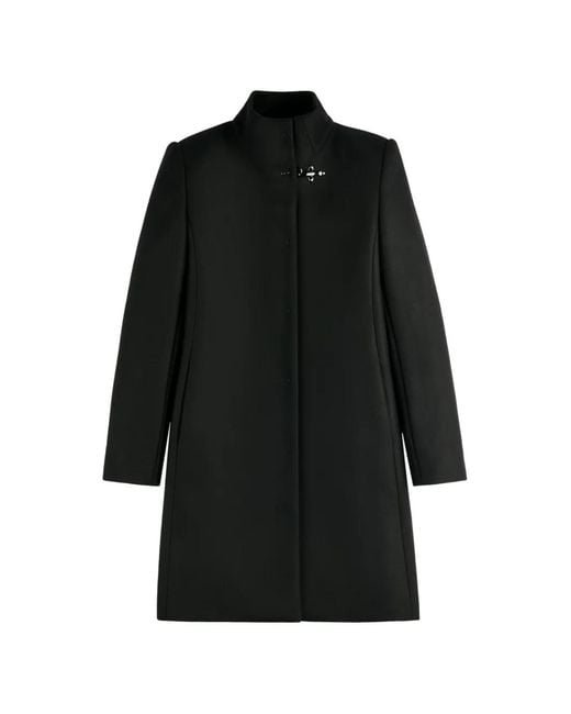 Fay Black Virginia Wool Coat