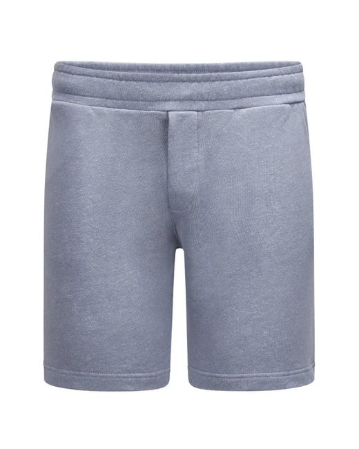 04651 Handelsgesellschaft MBH & Co. KG Blue Elasticated-Waistband Shorts for men