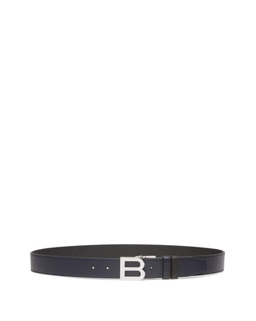 Bally Gürtel Mit B-Logo in White für Herren