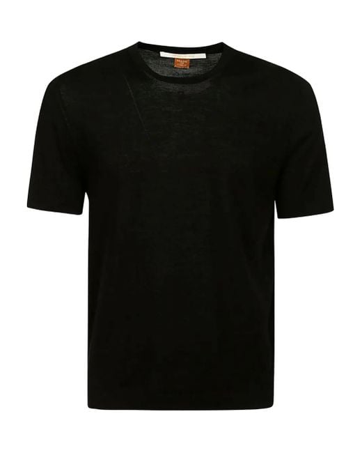Alpha Industries Black Short-Sleeve Crew-Neck T-Shirt for men
