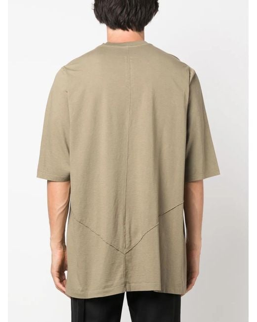 Rick Owens Natural Jumbo Short-Sleeved T-Shirt for men
