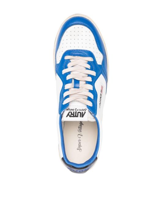 Autry Medalist Low Super Vintage Sneakers in Blue für Herren