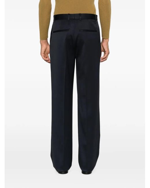 Lardini Blue Migio Tailored Wool Trousers for men