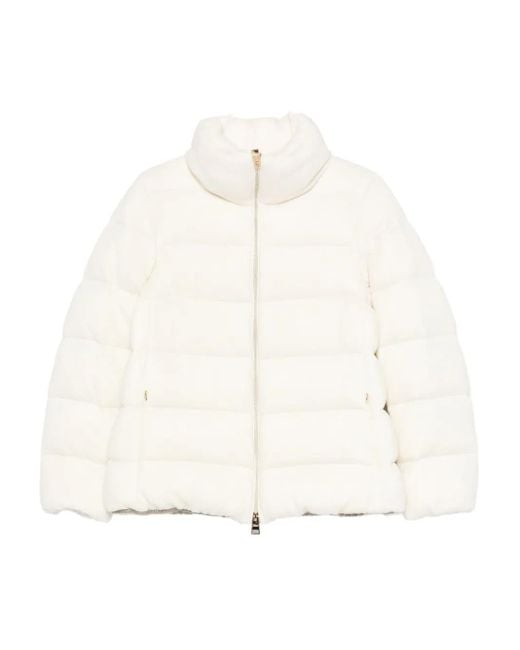 Herno Natural Short Padded Jacket
