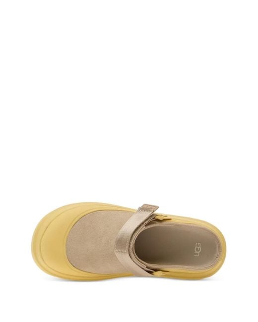 Ugg Natural Goldenglow Suede Clogs