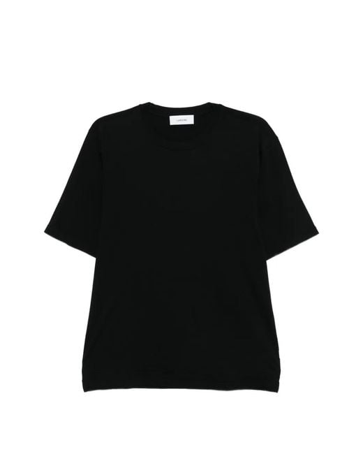 Lardini Black Round-Neck T-Shirt for men