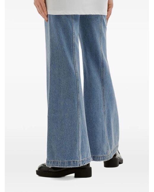B+ AB Blue Flared Jeans