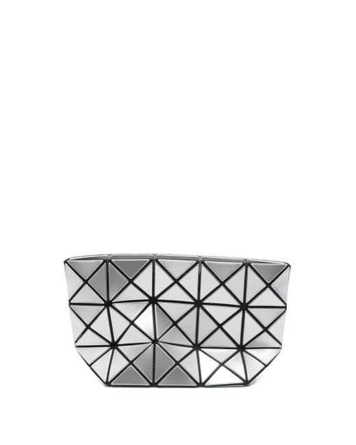 Issey Miyake White Mini-Tasche Mit Geometrischem Muster