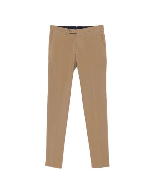 PT Torino Natural Belt-Loop Pocket Trousers for men