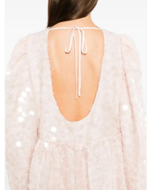 Sister Jane Pink Teese Sequin-Embellished Mini Dress