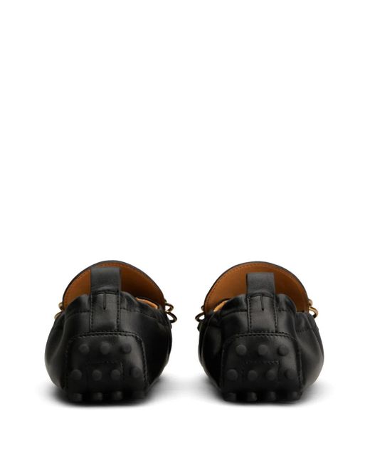 Tod's Black Flat Shoes