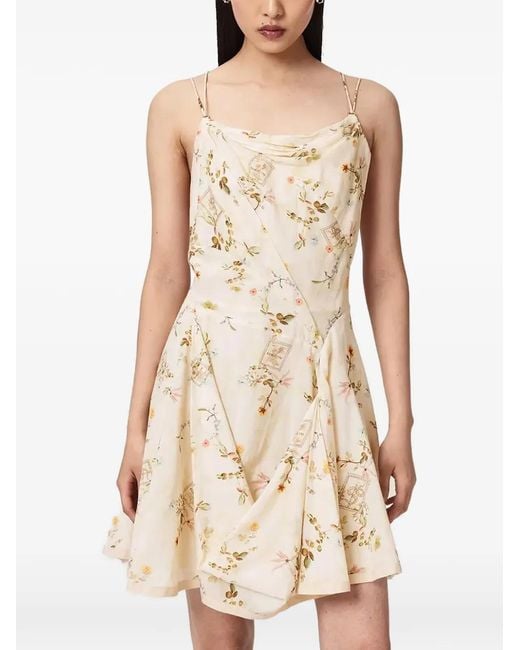 AllSaints White Claire Mini Dress