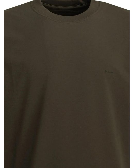 Goldwin Green Logo-Detail Short-Sleeve T-Shirt for men