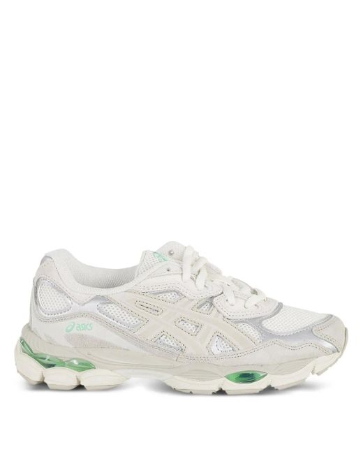 Asics White Gel-Nyc Mesh-Sneakers