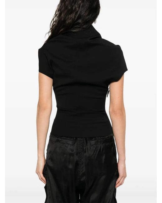 Rick Owens Shroud トップ Black