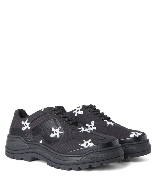 Phileo Black Low-Top Sneakers for men
