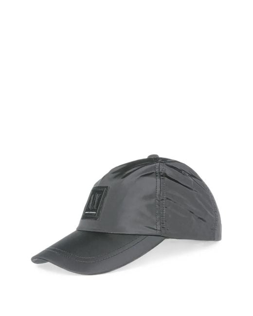 ARMANI EXCHANGE Gray Logo-Patch Baseball Cap for men