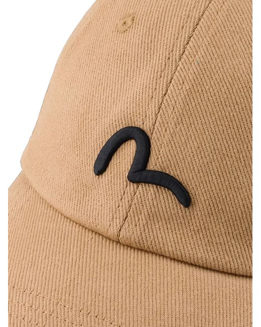 Evisu Natural Seagull Logo-Embroidered Baseball Cap