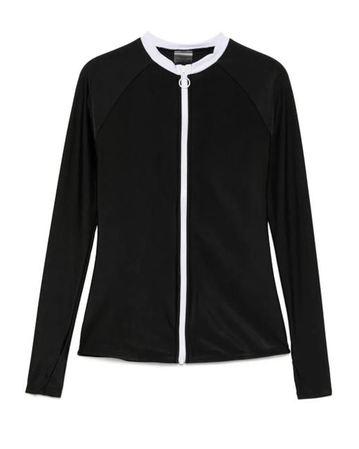 Duskii Black Long-Sleeves Surf Top