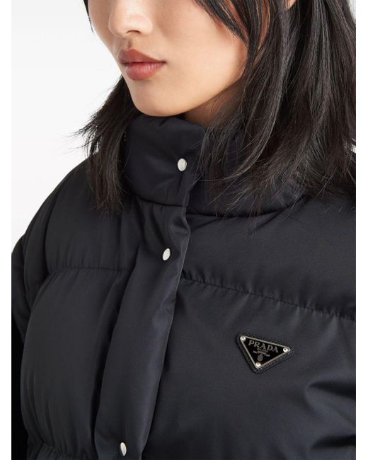 Prada Black Re-nylon Down Jacket