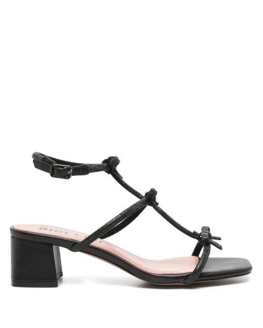 Bibi Lou Black Leather Sandals