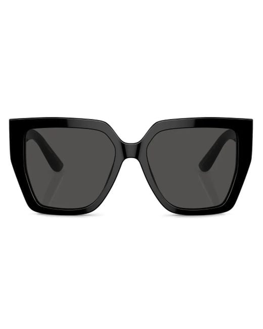Dolce & Gabbana Black Tinted Square-Frame Sunglasses