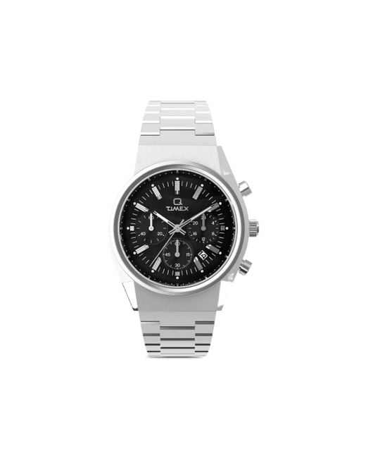 Orologio Q Falcon Eye Chronograph 40Mm di Timex in Black da Uomo