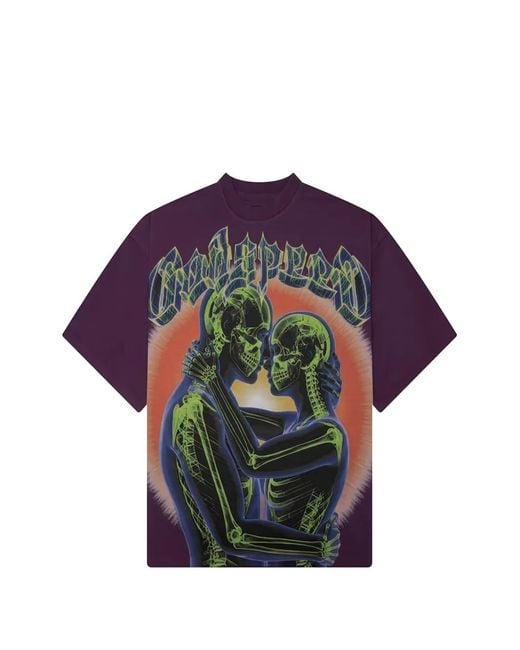 Godspeed Blue Graphic-Print T-Shirt for men