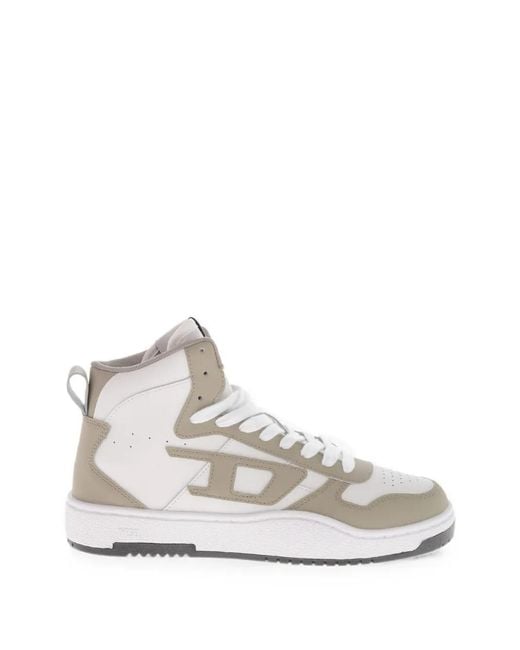 DIESEL White S-Ukiyo V2 High-Top Sneakers for men