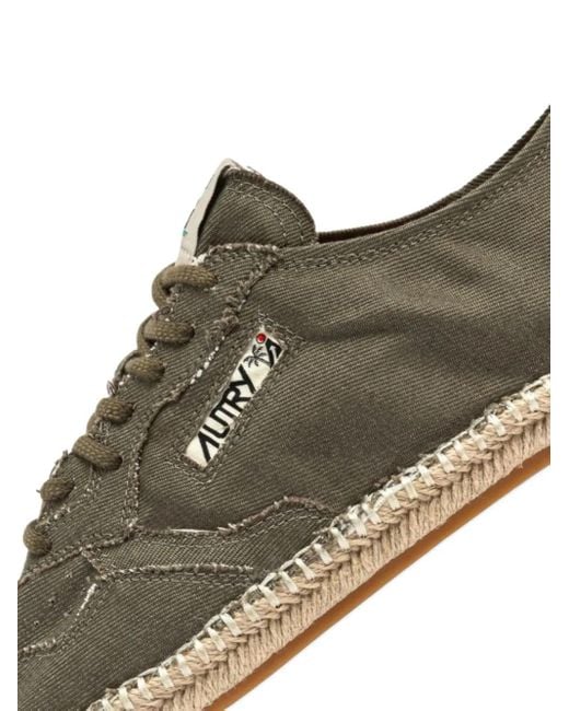 Autry Green Espadrillas Low Canvas/Canvas for men