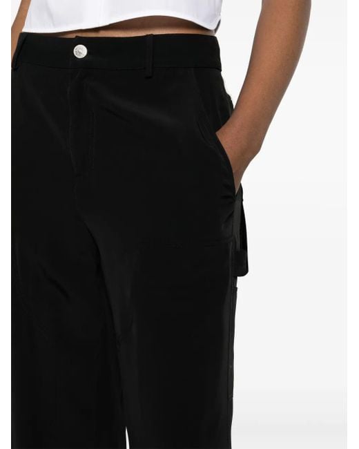 Moschino Black High-Waisted Palazzo Trousers