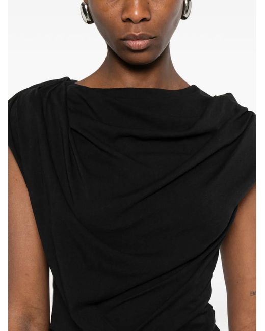 Entire studios Black Twist Mini Dress