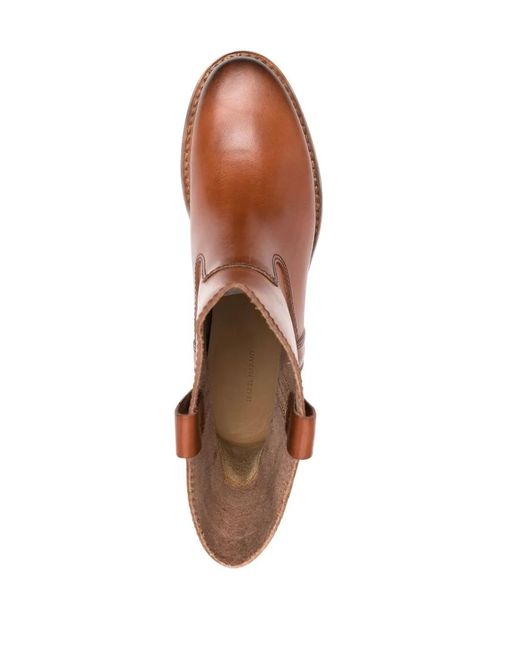 Isabel Marant Brown Susee Leather Ankle Boots