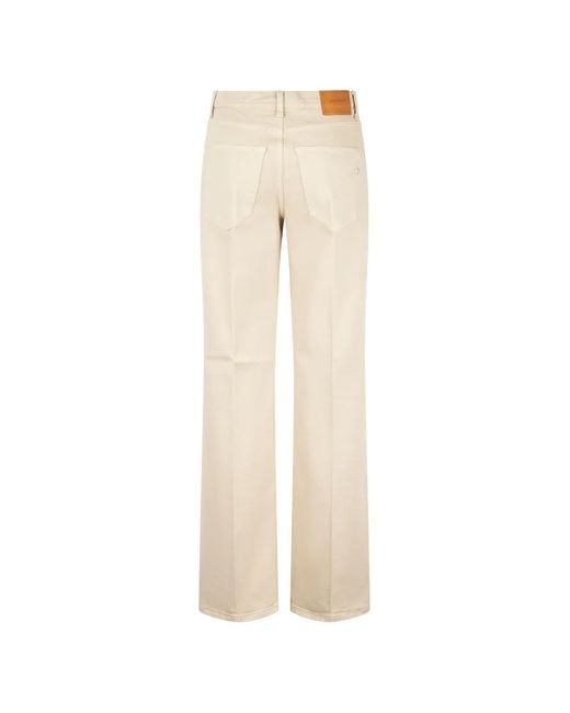 Dondup Natural Logo-Patch Trousers