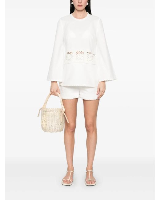 Zimmermann White Maxine Tunic